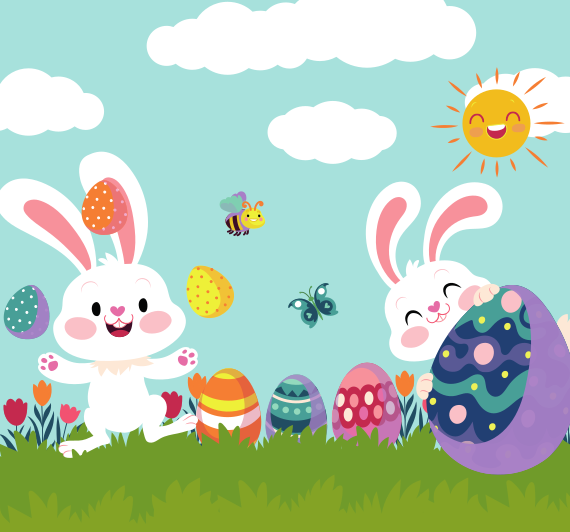 Lapine et golden chicken.