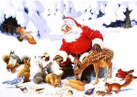 Illustration de Noël des animaux